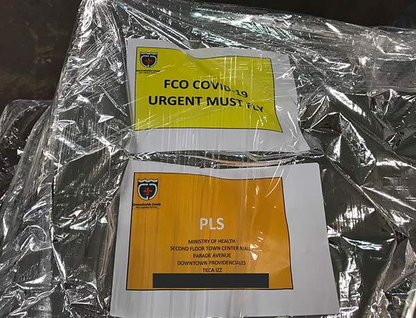 Coronovirus testing kits packed by Pulleyn Transport