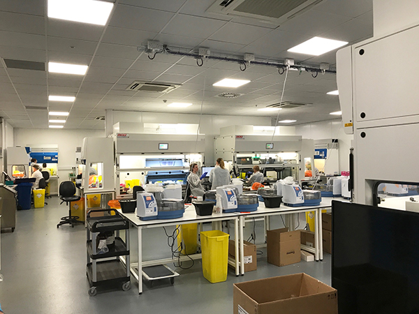 Pulleyn Transport assisted the National Biosample Centre set up for the Covid-19 Pandemic
