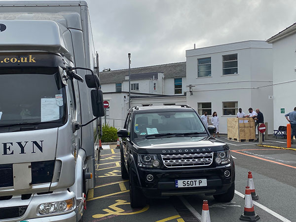 Coronavirus Testing Equipment Delivered