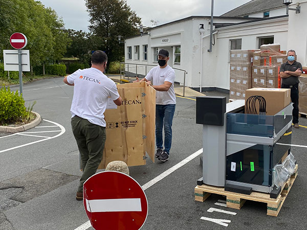 logistics, transportation and installation of sensitive and valuable lab equipment